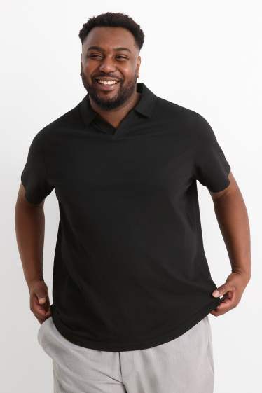 Pánské - Polokošile - regular fit - černá