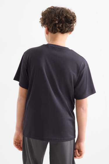 Enfants garçons - Voiture de course - T-shirt - noir