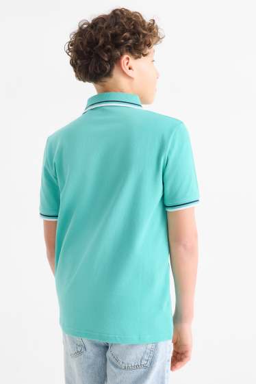 Enfants garçons - Polo - turquoise clair