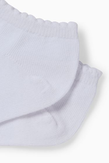 Kinder Mädchen - Multipack 7er - Sneakersocken - weiß