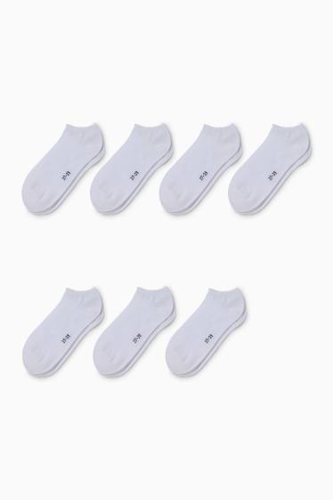 Kinder Mädchen - Multipack 7er - Sneakersocken - weiß