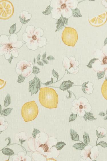 Baby Mädchen - Multipack 3er - Orange und Zitrone - Baby-Body - weiß