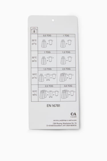 Miminka - chlapci - Hvězdičky - spací pytel pro miminka - 6–18 měsíců - světle béžová