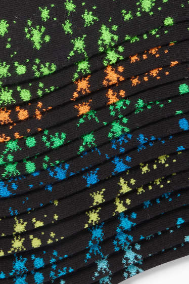 Copii - Băieți - Multipack 7 perechi - șosete sub gleznă - negru