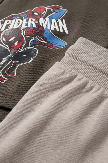 Nen - Paquet de 2 - Spider-Man - bermudes - gris