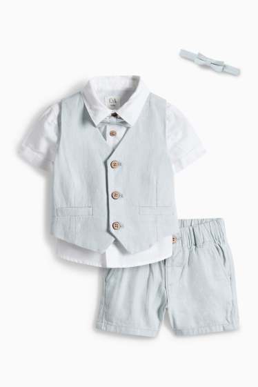 Baby Boys - Baby outfit - 4 piece - formal - white