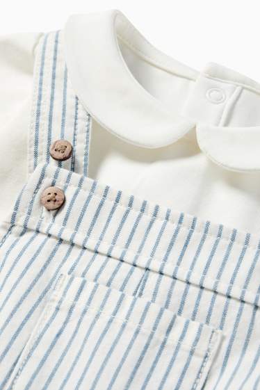 Miminka - chlapci - Outfit pro miminka - 2dílný - bílá