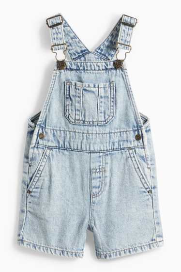 Baby: jongens - Luipaard - babyoutfit - 2-delig - jeanslichtblauw