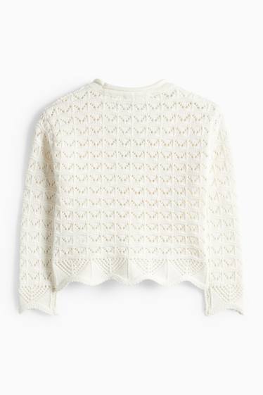 Bambine - Cardigan - bianco crema