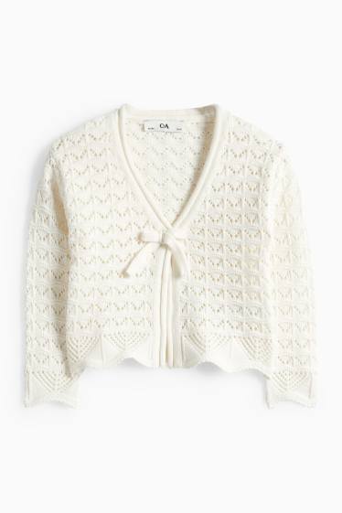 Bambine - Cardigan - bianco crema