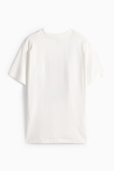 Kinder Jungen - Gaming-Controller - Kurzarmshirt - weiss / blau