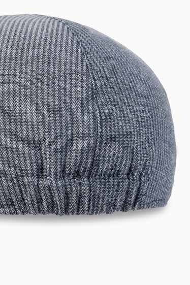 Herren - Schiebermütze - strukturiert - grau