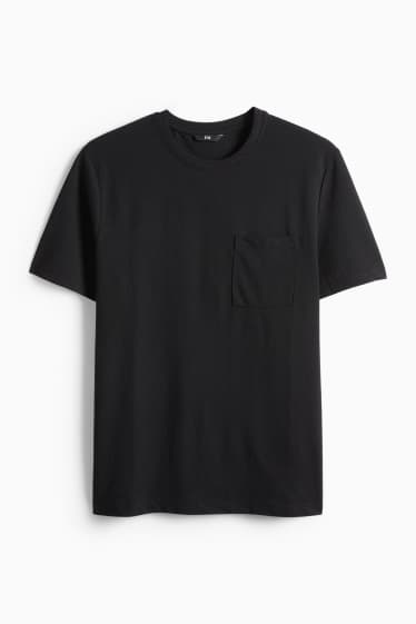 Hommes - T-shirt - regular fit - noir