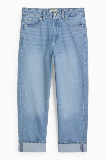 Femmes - Relaxed jean - mid waist - bleu clair