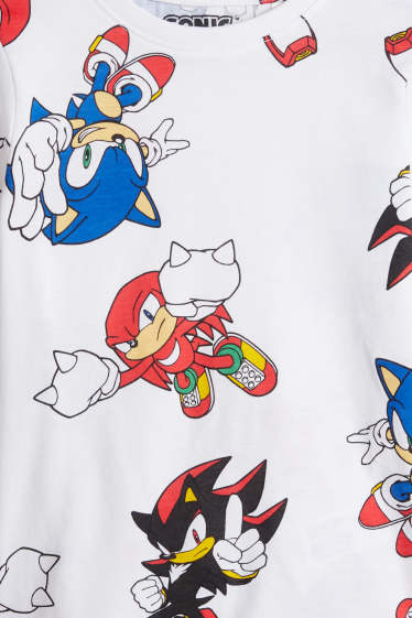 Children Boys - Multipack of 3 - Sonic - short sleeve T-shirt - blue / beige