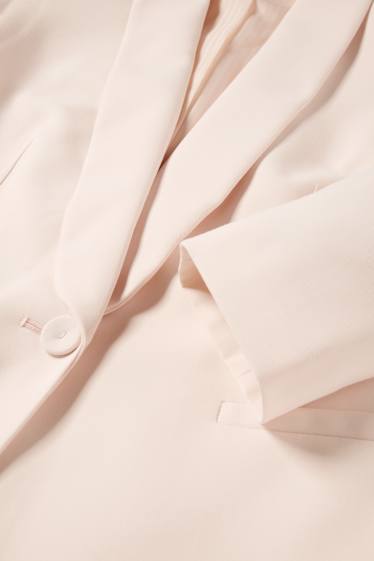 Damen - Longblazer - Regular Fit - lachsfarben