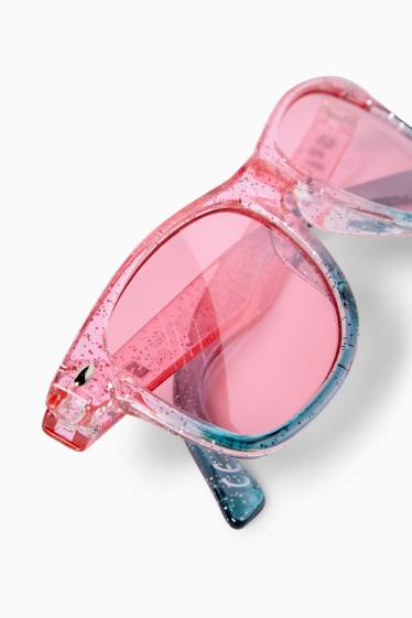 Copii - Fete - Lilo & Stitch - ochelari de soare - roz / albastru deschis