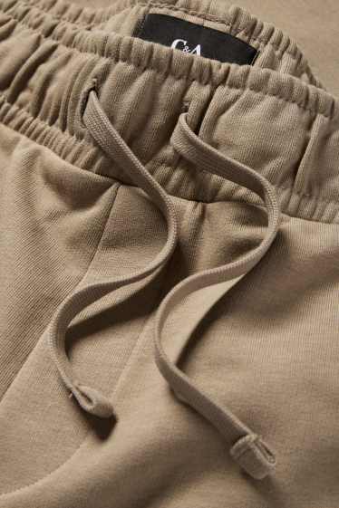 Men - Sweat shorts - light brown