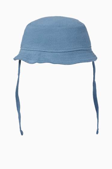 Baby Buben - Löwe und Giraffe - Baby-Outfit - 3 teilig - blau / cremefarben