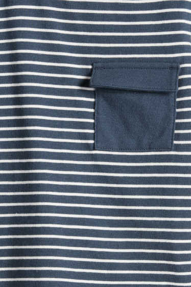 Baby Boys - Multipack of 3 - wild animals - short sleeve T-shirt - dark blue / creme white