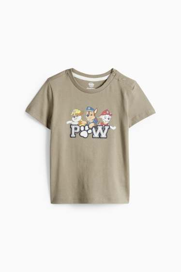 Baby Buben - PAW Patrol - Chase, Marshall - Baby-Outfit - 3 teilig - cremeweiß