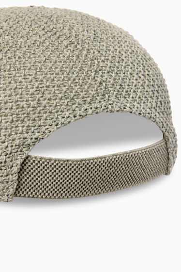 Dames - Pet van stro - lichtgroen