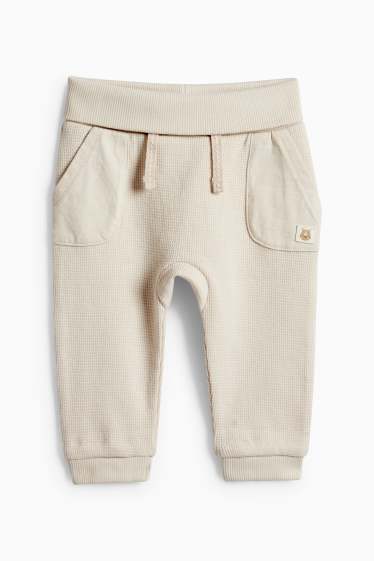 Bébés garçons - Léopard - tenue bébé - 2 pièces - crème