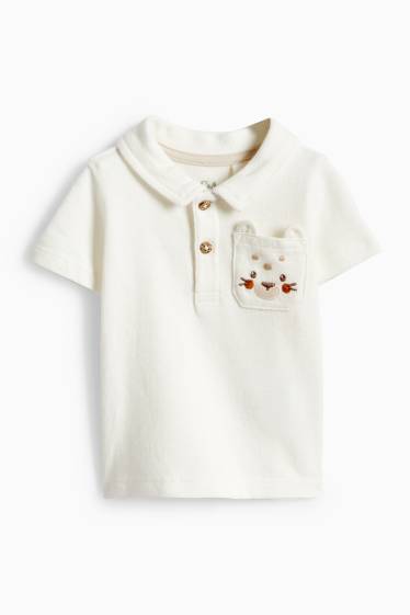 Bébés garçons - Léopard - tenue bébé - 2 pièces - crème