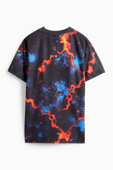 Enfants garçons - Los Angeles - T-shirt - à motif - rouge / bleu