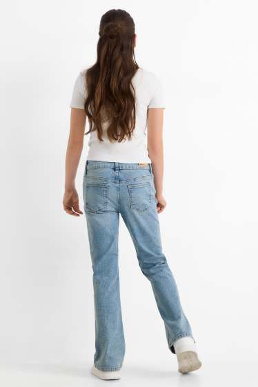 Enfants filles - Jean bootcut - LYCRA® - jean bleu clair