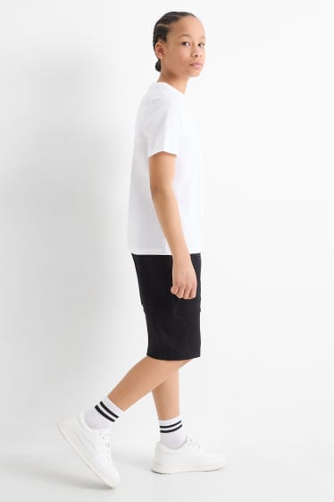 Children Boys - Surf - sweat shorts - black