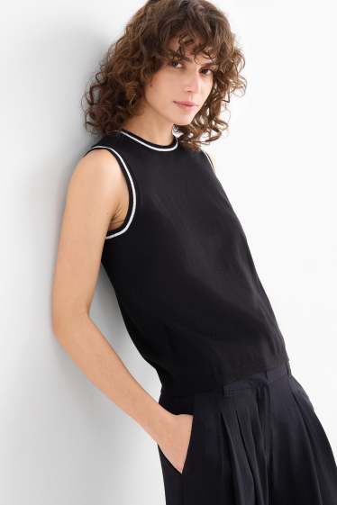 Dames - Spencer - zwart