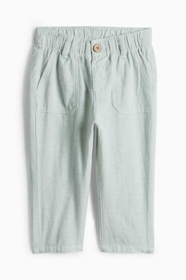 Baby Buben - Baby-Outfit - 2 teilig - weiß / blau