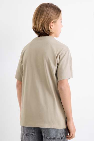 Children Boys - Short sleeve T-shirt - beige