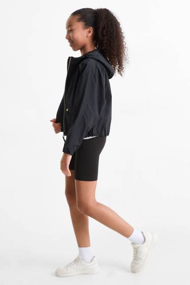 Children Girls - Multipack of 5 - cycling shorts - black