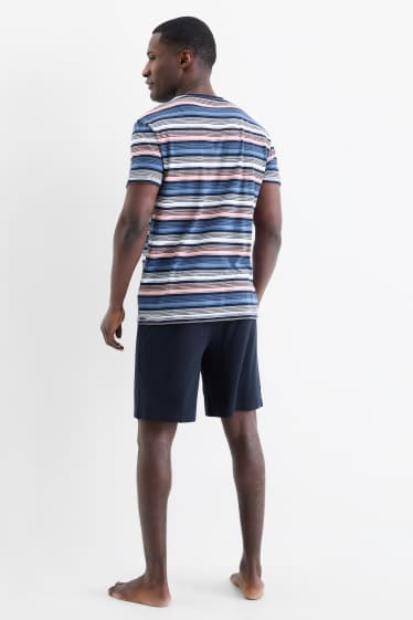 Men - Short pyjamas - dark blue