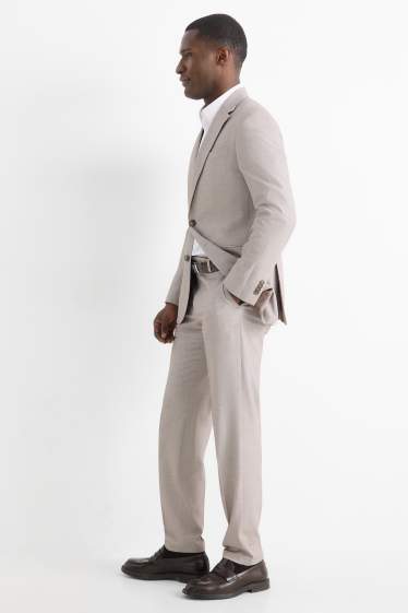 Herren - Baukasten-Hose - Regular Fit - Flex - beige