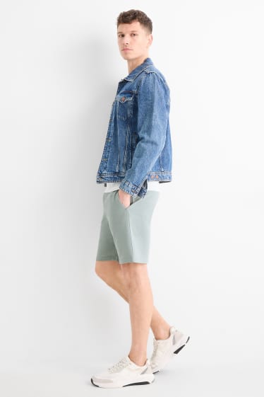Men - Sweat shorts - green
