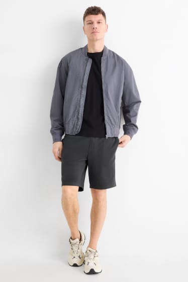 Men - Sweat shorts - dark gray