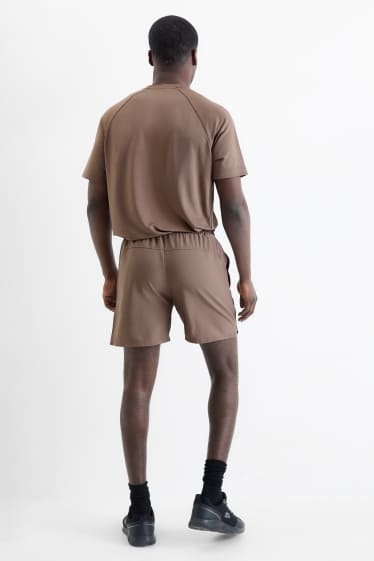 Herren - Funktions-Shorts - taupe
