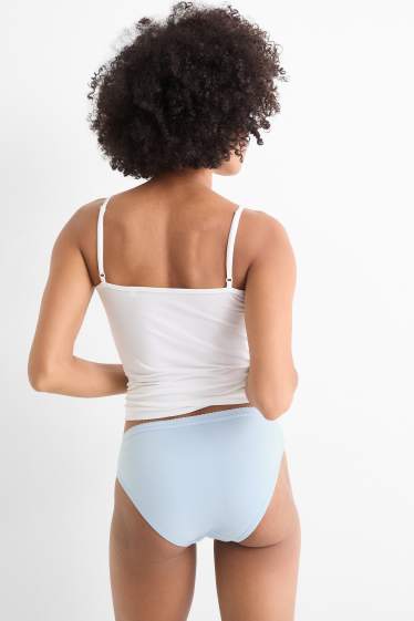 Damen - Multipack 4er - Slip - hellblau