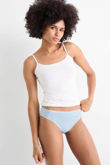 Damen - Multipack 4er - Slip - hellblau