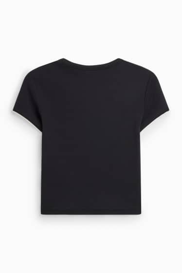Femmes - T-shirt - noir