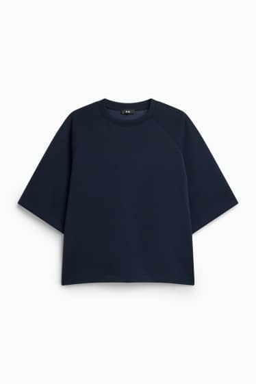 Dames - Oversized sweatshirt - donkerblauw