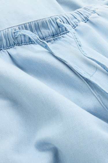 Damen - Wide Leg Jeans - High Waist  - hellblau