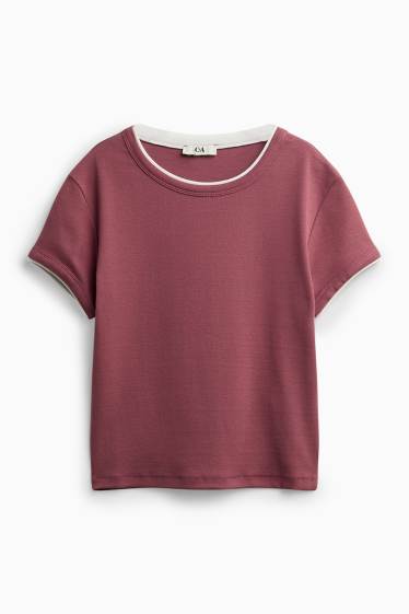 Dona - Samarreta - bordeus