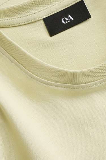 Men - T-shirt - regular fit - light green