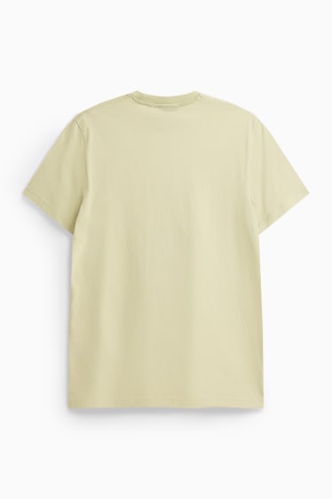 Men - T-shirt - regular fit - light green