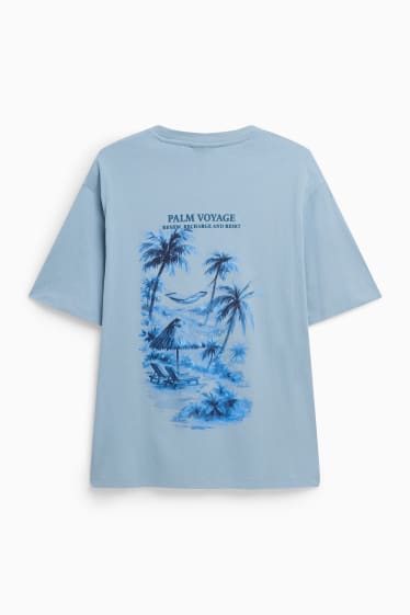 Herren - T-Shirt - Relaxed Fit - hellblau