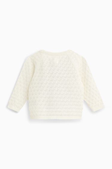 Bébés filles - Gilet bébé - blanc crème